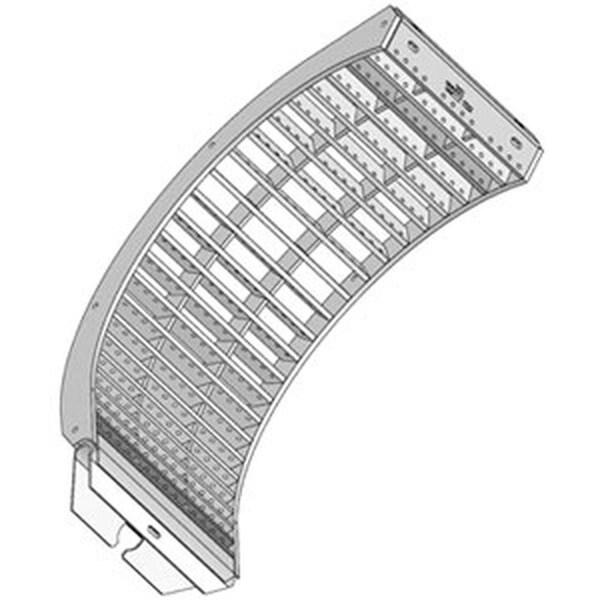 Aftermarket AH205260 New Wide Spaced Middle / Rear Concave Fits John Deere 9650STS 9660STS + COT30-0010 - main